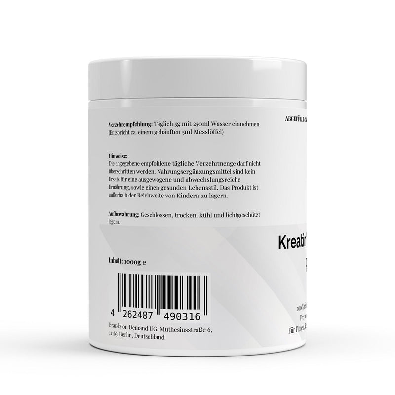 Creatine Monohydrate (1000g) –  Puravitale Labs