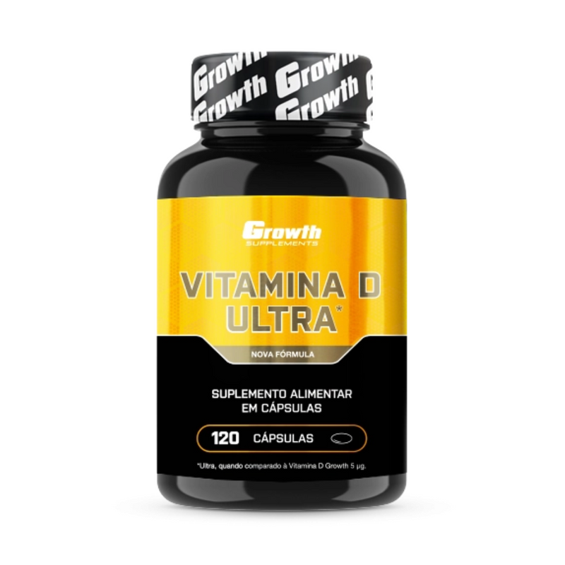 Vitamina D ULTRA (2000UI) (120 Cápsulas) - Growth Supplements - Puravitale | 54.513.279 William Luis Euzebio Martins