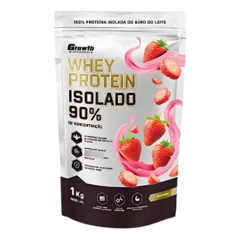 Whey Protein Isolado 90% (1KG) - Growth Supplements - Puravitale | 54.513.279 William Luis Euzebio Martins