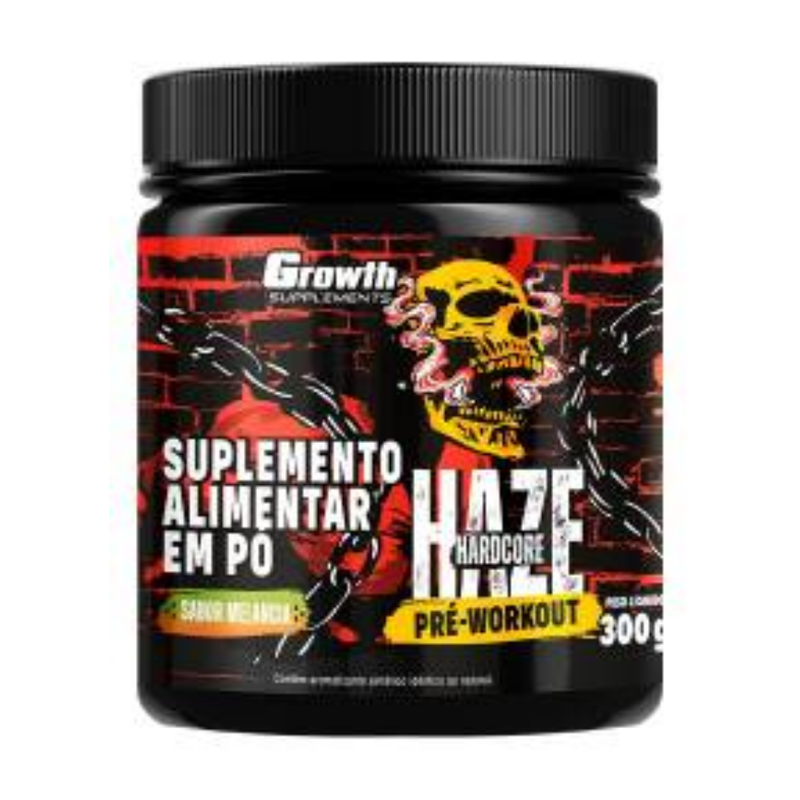 Pré-Treino Haze Hardcore 300g - Growth Supplements - Puravitale | 54.513.279 William Luis Euzebio Martins