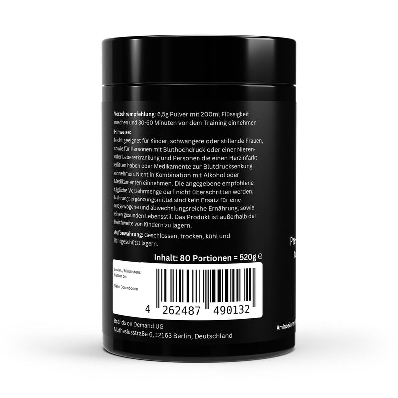 Pré Treino Booster Tutti Frutti (520g) - Puravitale Supplements