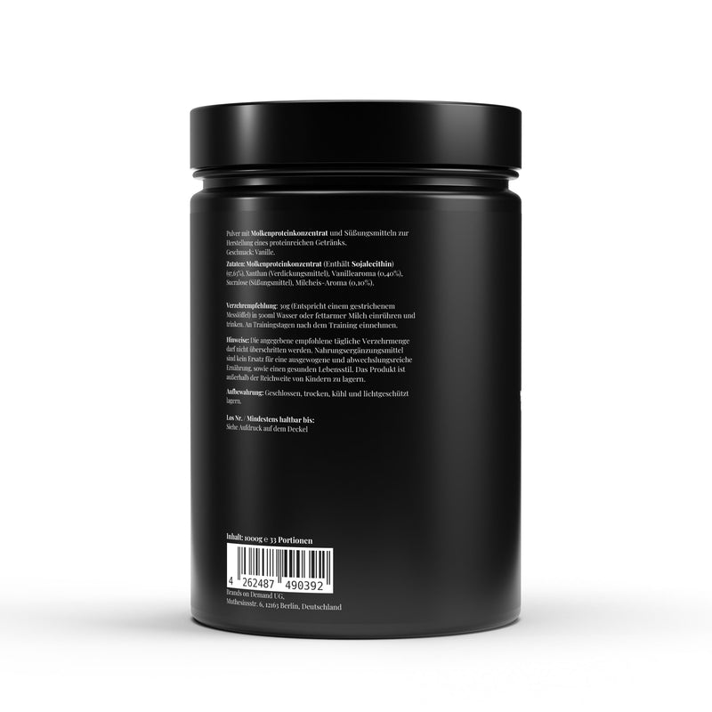 Premium Whey Protein Baunilha (1000g) - Puravitale Supplements