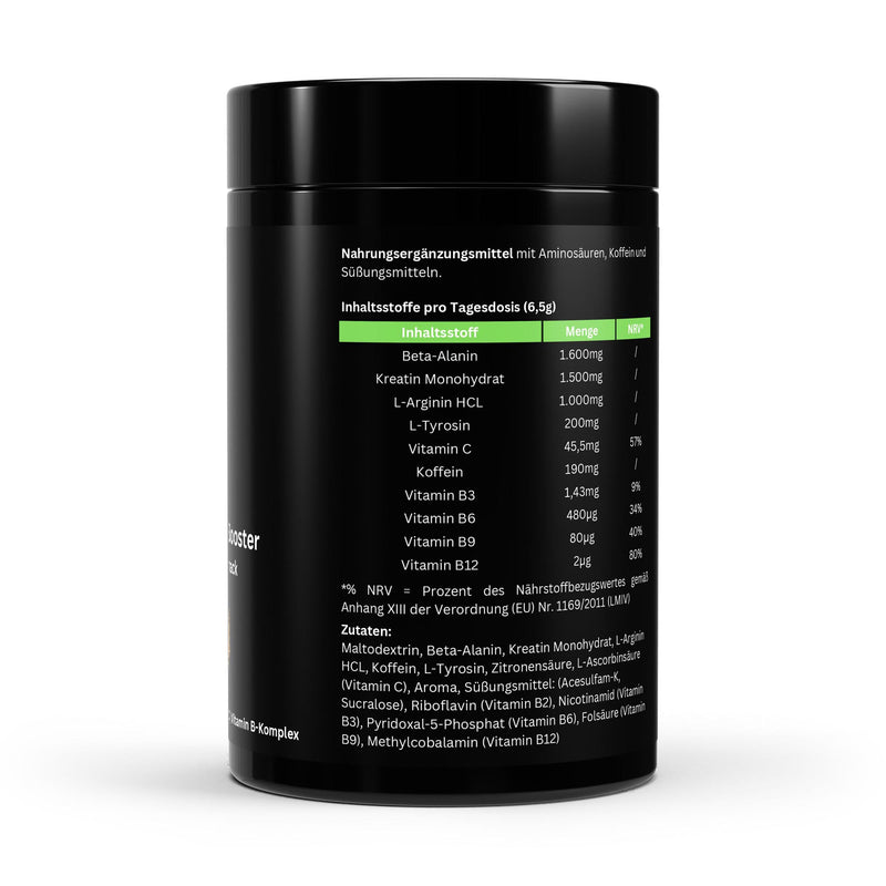 Pré Treino Booster Maça (520g) - Puravitale Supplements