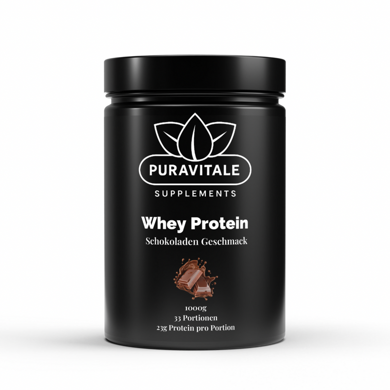 Premium Whey Protein Chocolate (1000g) - Puravitale Supplements