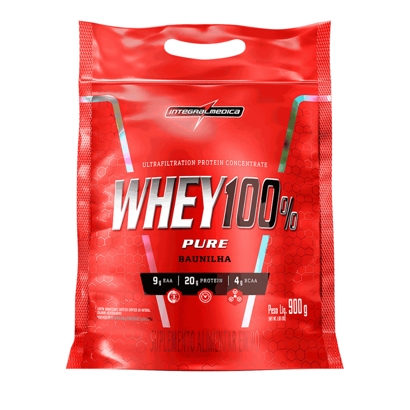 Whey Protein Concentrado Pouch 900g - Integralmédica - Puravitale | 54.513.279 William Luis Euzebio Martins