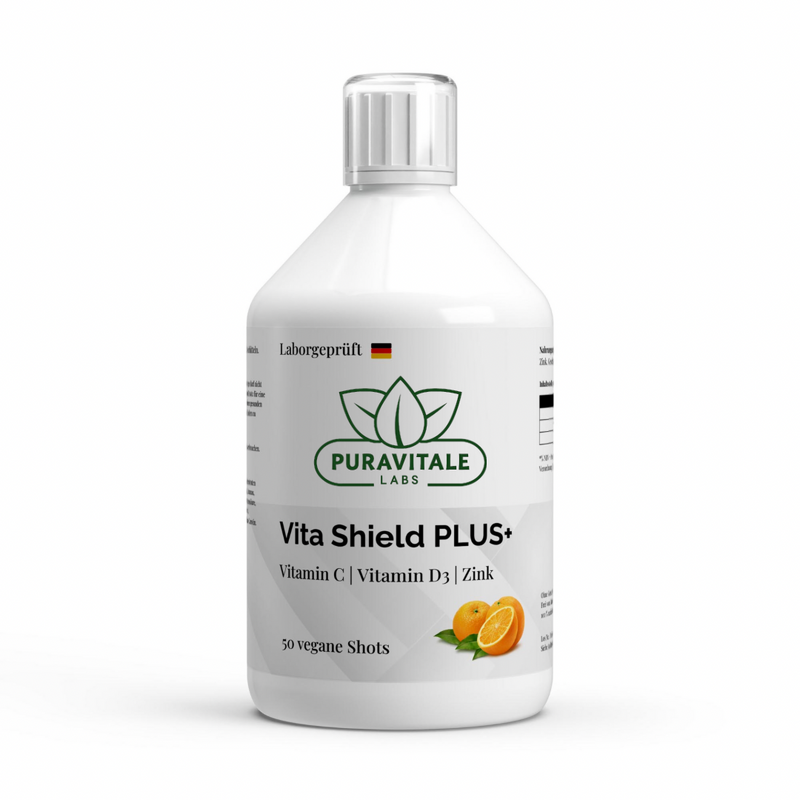 Vita Shield PLUS+ Immune Shots Orange (500ml) - Puravitale Labs