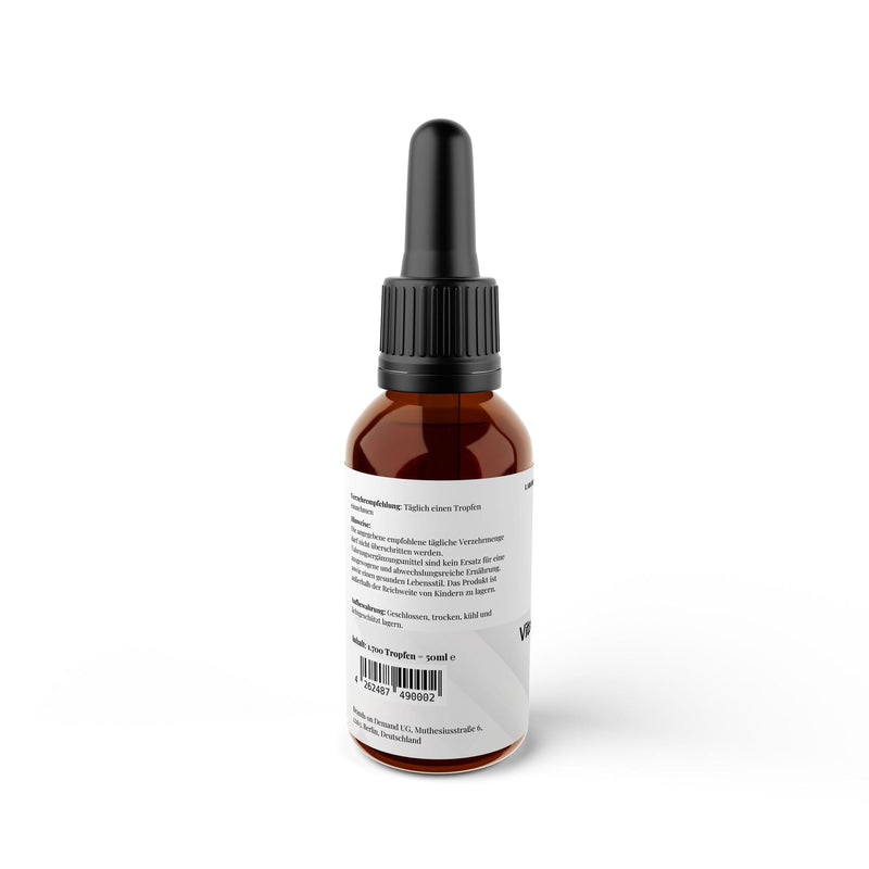 Vitamin D3 + K2 Liquid 1000 IU (1700 Drops 50ml) - Puravitale Labs